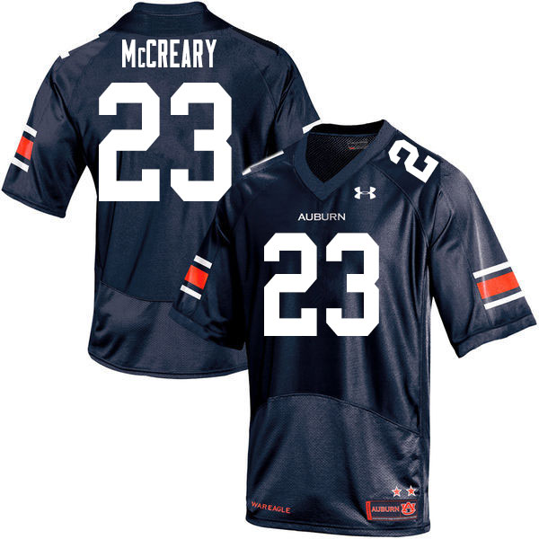 Men #23 Roger McCreary Auburn Tigers College Football Jerseys Sale-Navy